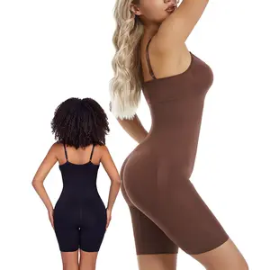 Women's Shapewear Bodysuit Comfortable Solid Colour Invisible Bottoms Seamless Shapewear