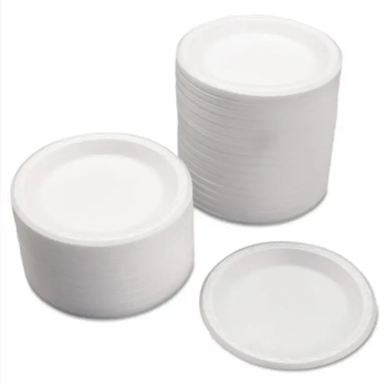 Compostable Small Paper Plates 6 Inch [100 Pack], Dessert Plates, Disposable Biodegradable Heavy Duty Paper Plates, Made of Natural Sugarcane Fibers, Unbleached White, Round
