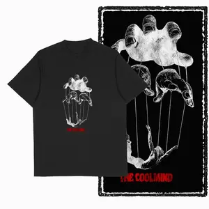 The Coolmind Puppet Master Graphic T-Shirt, Dark Psychological Aesthetic Casual Short Sleeve Crew Neck Top