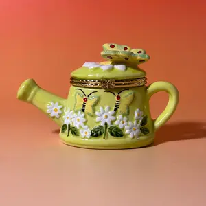 Butterfly Watering Can Trinket Box