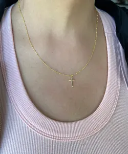 Bead mini Rosary Necklace