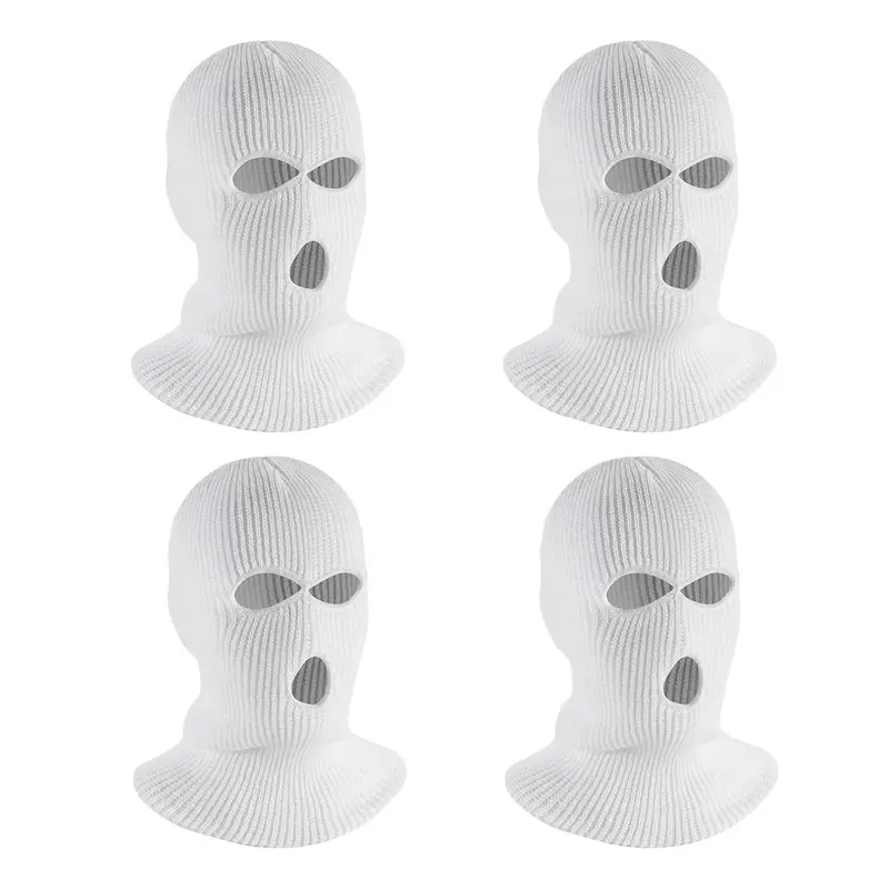 4PCS Funny Headrest Covers for Cars,Personalized Car Decor Headrest Cove,Universal Interior Car Accessories Ski Mask Head Rest Covers for Car Seat, Outdoor Sports Full Face Cover Ski Mask Warm Knit Balaclava