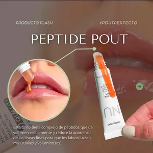 Peptide Pout Lipstick - Con Ácido Hialuronico - Reduces Fine Lines & Smokey Lips - Product Flash  - Brillo  - labial  - viral  labial - #OUTPERFECT Primer Skincare