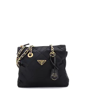 Pre-owned PRADA Canvas Plain Tote Bags REBAG Re Edition 1995 Chain Tote Quilted Re Nylon Small by Rebag