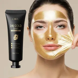 50g Gold Foil Snail Peel Off Mask, Pore Mask, Deep Cleansing Facial Mask, Moisturizing Facial Skin Care Product for Women & Men