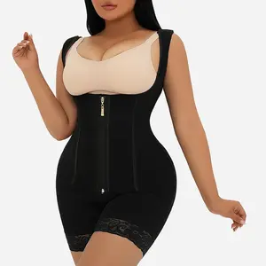 GQF Two-way Tummy Control Fajas Colombianas Shapewear Body Shaper Girdles Post Surgery Compression Garment-1132 Comfort Shaping Sculpting Confidence-boosting Belly-control Bodysuit and Shapewear Women's Underwear - Basic