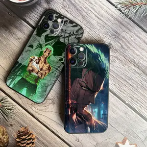 Z-Zoro Anime One P-Piece For iPhone 17 16 15 14 13 12 11 XS X Pro Max Plus Air Black Cover Phone Case Christmas gift
