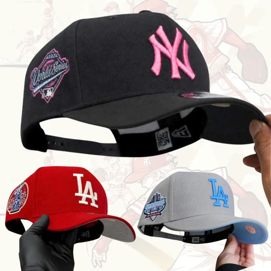 New Era MLB LA Dodgers, NY Yankees 9FORTY Fitted Snapback Cap – Baseball Hat for Men Women, Unisex Streetwear Sombrero, Adjustable Trucker Style, Urban Fashion USA 2026, Retro Vintage Sport Look, Cap For Men