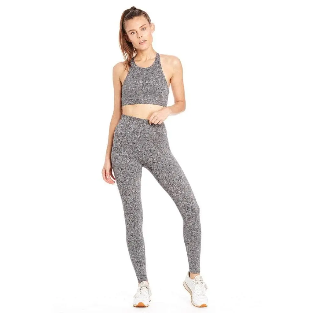 The Jaelynn High-Waist Athletic Legging - Heather Grey