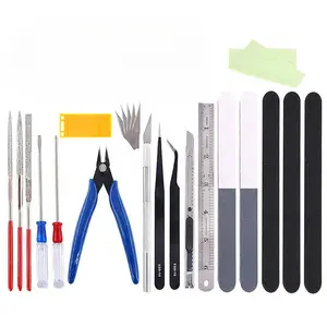 Model Making Tool Set, Universal Model Making Tool Set, Durable Plastic Box for Easy Organization and Meet Repair Needs