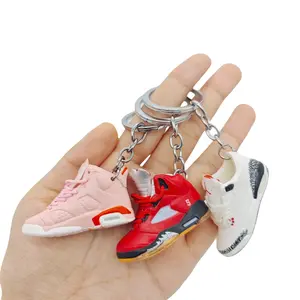 1 Set Of 3Pcs Mini Collectible 2D Sneaker Keychains Sport Shoe Key Chains For Party Favors Goodie Bags Collectors Mystery Prizes And Sneakerhead Gifts Best Gift For Thanksgiving Halloween And Christmas