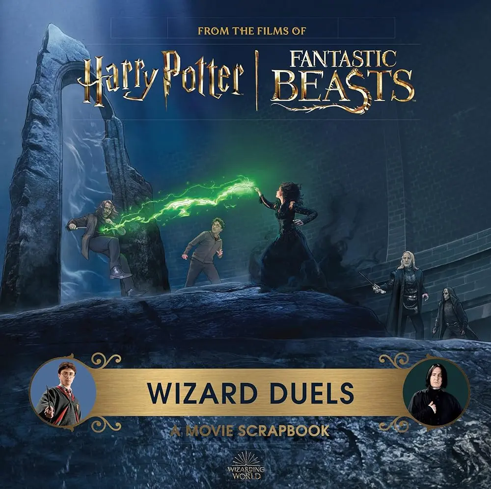 Wizard Duels Harry Potter Character-Based Warner Bros. Craft Scrapbooking Set for Toys & Hobbies DIY Projects - Includes HP Stickers, Exclusive Bonus Collectibles, Behind-the-Scenes Secrets, Memorable Film Scenes Reliving Magical Battles, Relive Magical B