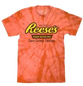 Reese's Peanut Butter Cup Tie Dye T-Shirt - Orange Spider