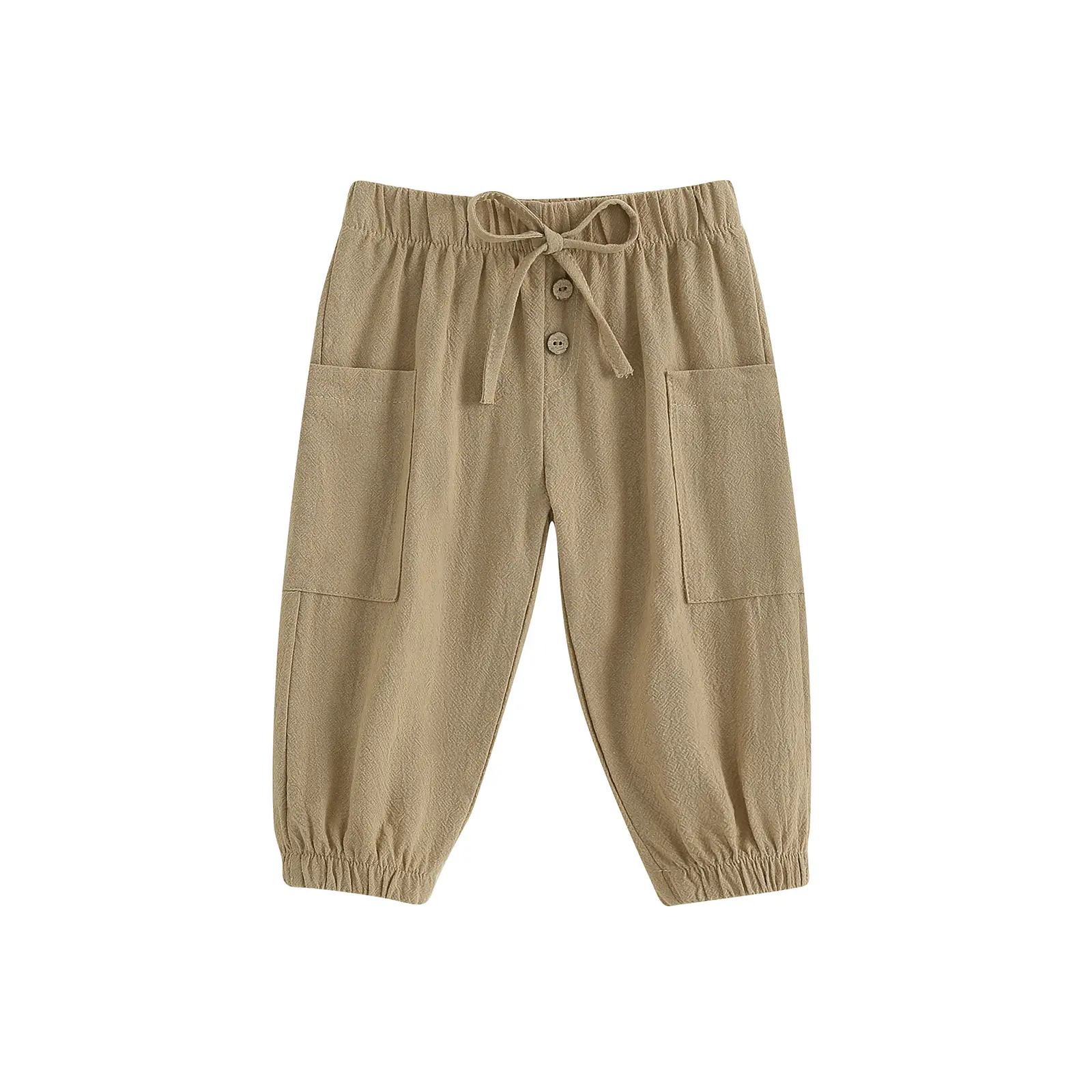 Toddler Baby Boy Girl Cotton Linen Pants Balloon Hippie Cargo Sweat Long Pants Boho Fall Oversized Clothes