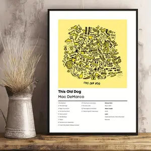 Unframed Print Poster Mac Demarco This Old Dog Music, Ideal Gift For Hanging Decor, Any Occasions, Bedroom, Livingroom