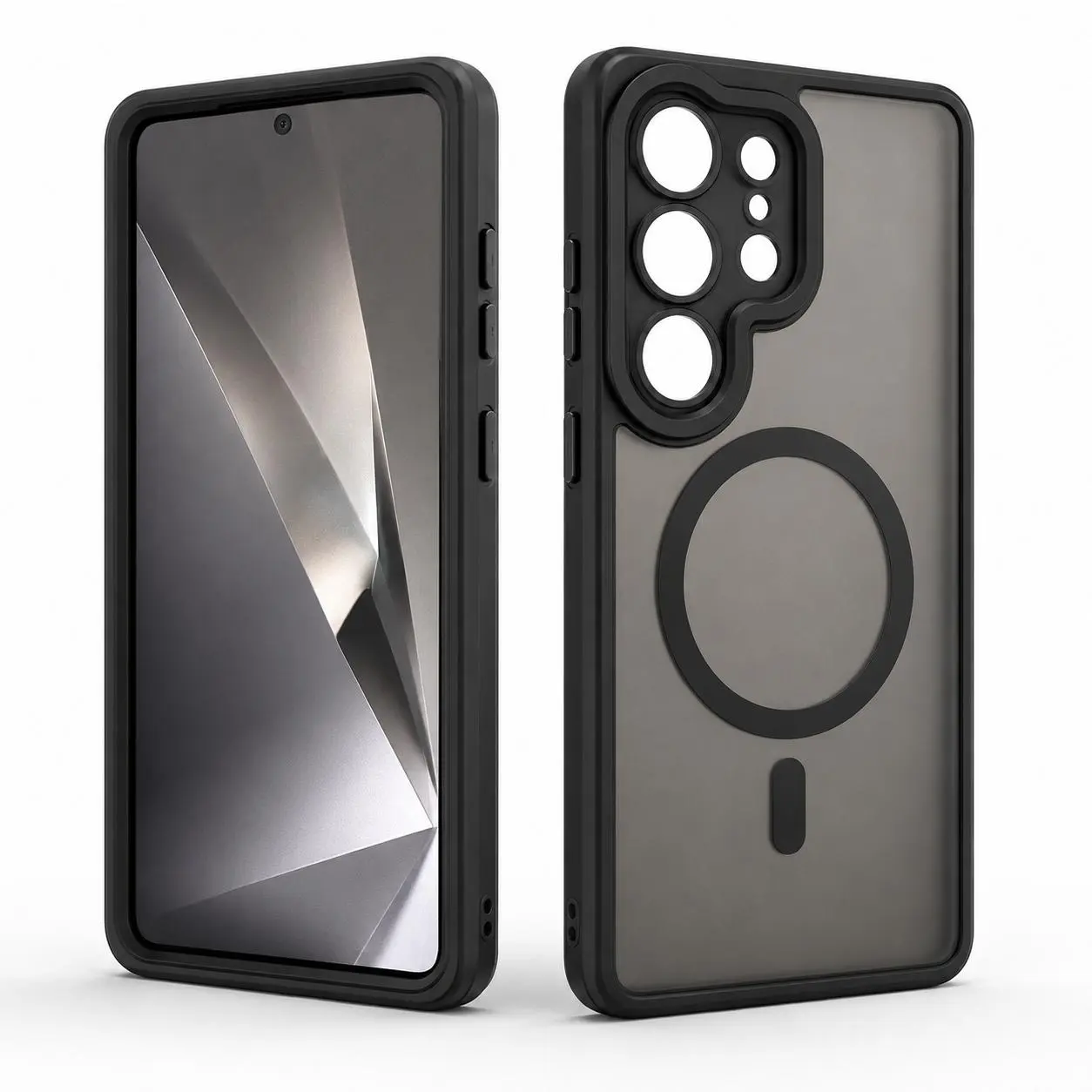 [Raised Camera Protection] Matte transparent Magnetic Phone Case Reinforced Camera Protection for Samsung Galaxy S26/S25/S24/S23 Ultra Plus A57/A36/A26/A07/A06