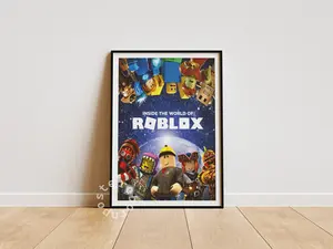 Roblox Poster: Vintage Video Game Art Print  NO FRAME