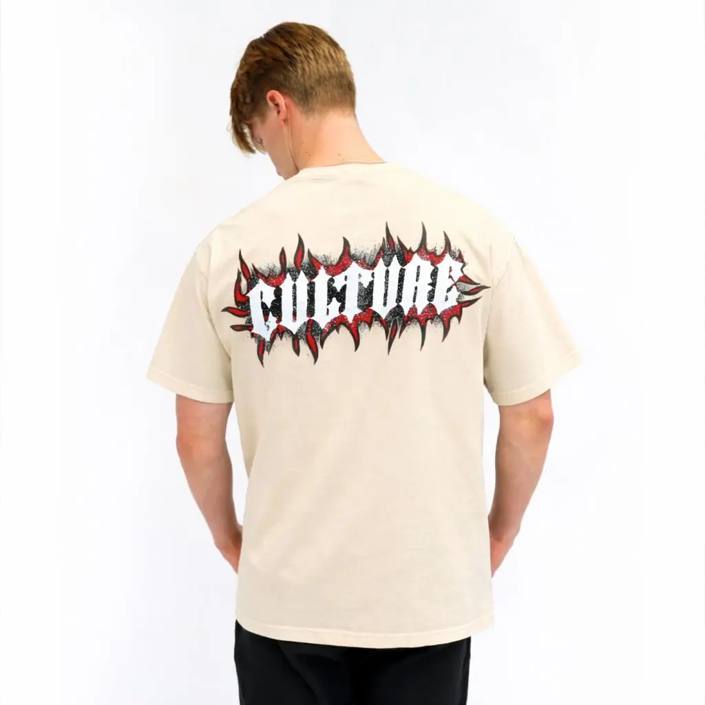 Culture Box Logo Tee (Tan)