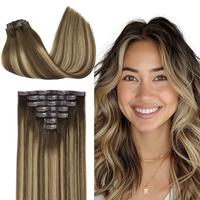 #4/27/4 Balayage Chocolate Brown to Caramel Blonde