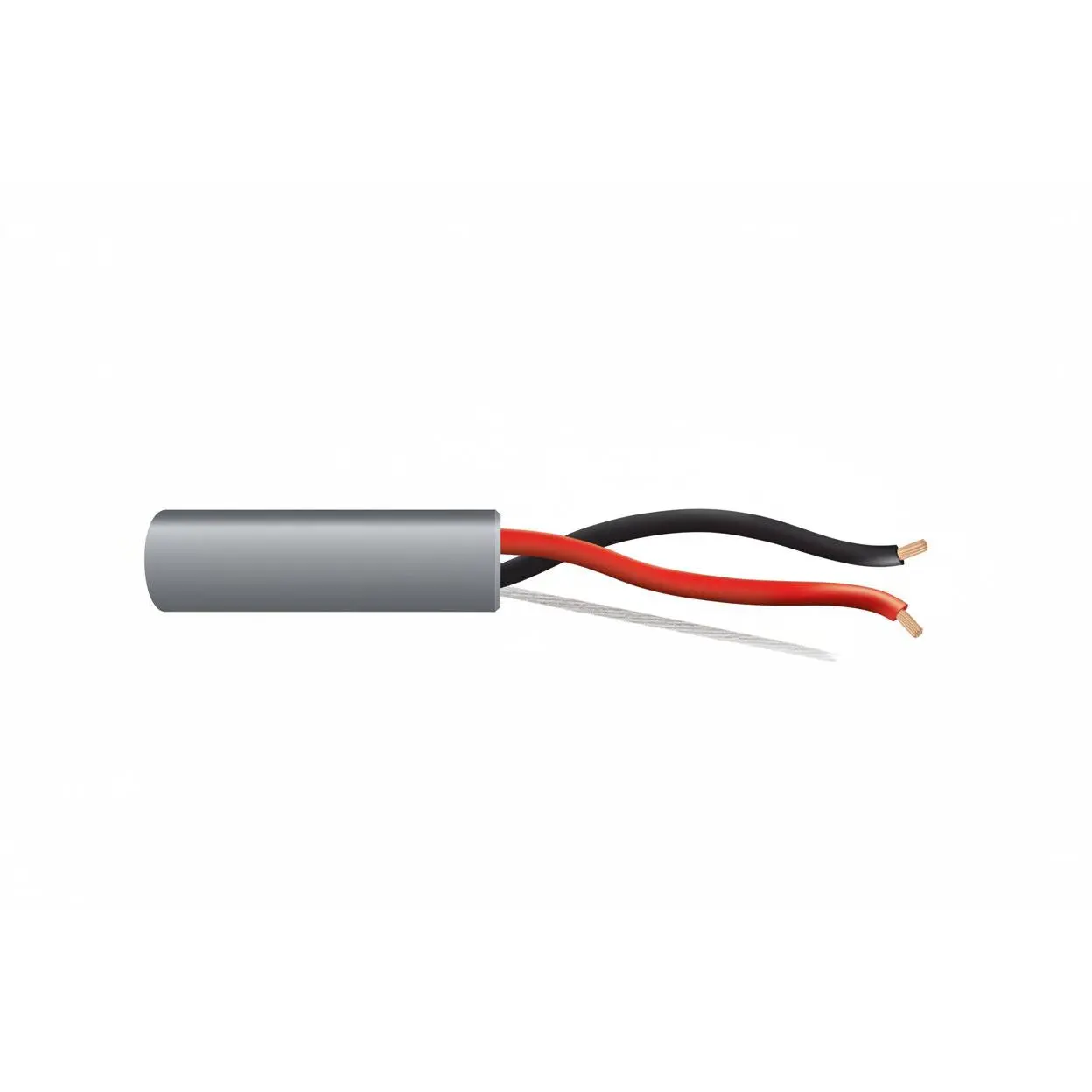 31141109 18/2 Stranded Unshielded Cable, Plenum, CMP, FT6, 1000' (304.8 m) Pull Box, Gray