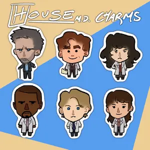 House MD Acrylic Charm Keychains