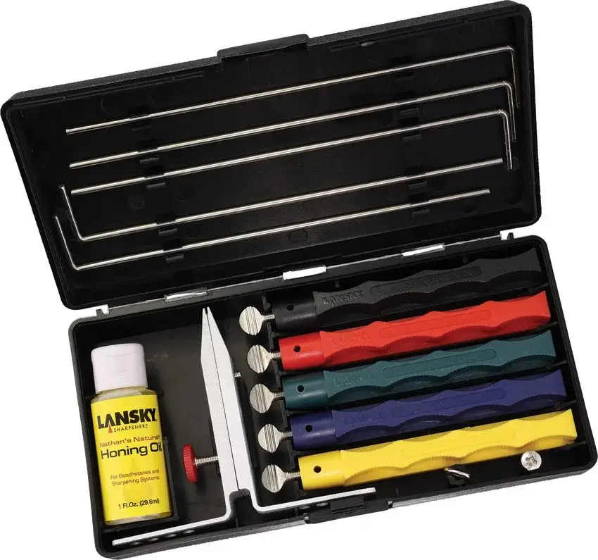 Lansky Deluxe 5-Stone Knife Sharpening System Lansky Deluxe 5-Stone Knife Sharpening System