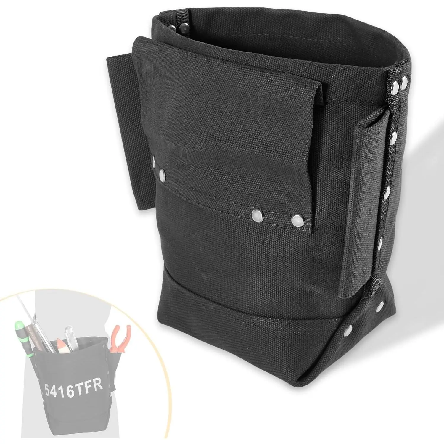 5416 Tools Bag  Flame Resistant Canvas Bolt with Double Reinforced Bottom and Tunnel Connect 5 x 10 9-Inch 5416tfr
