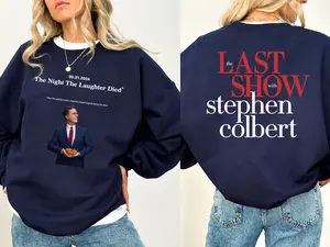 The Last Show 2026 Stephen Colbert Shirt, The Last Show Stephen Shirt , Historic TV Show Final 2026 USA Thanks For Watching Unisex T-Shirt