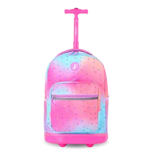 Sunrise Rolling Backpack (18 Inch) in Confetti