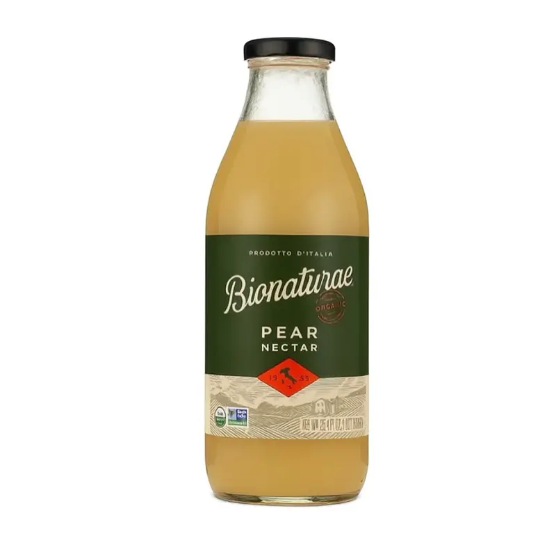 Bionaturae Organic Pear Nectar - Italian Product - 100% Natural & Pure - 25.4 oz