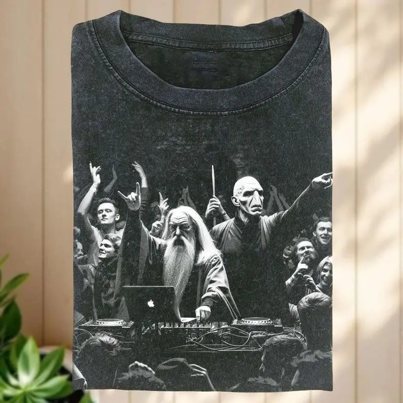 [Sale off up to 50%] DJ Dumb & Dark Wiz Comfort Colors Shirt, Harry T-Shirt, Wizard Movie Tee, Fantasy Party Shirt, Concert Shirt, Gift for HP Fans