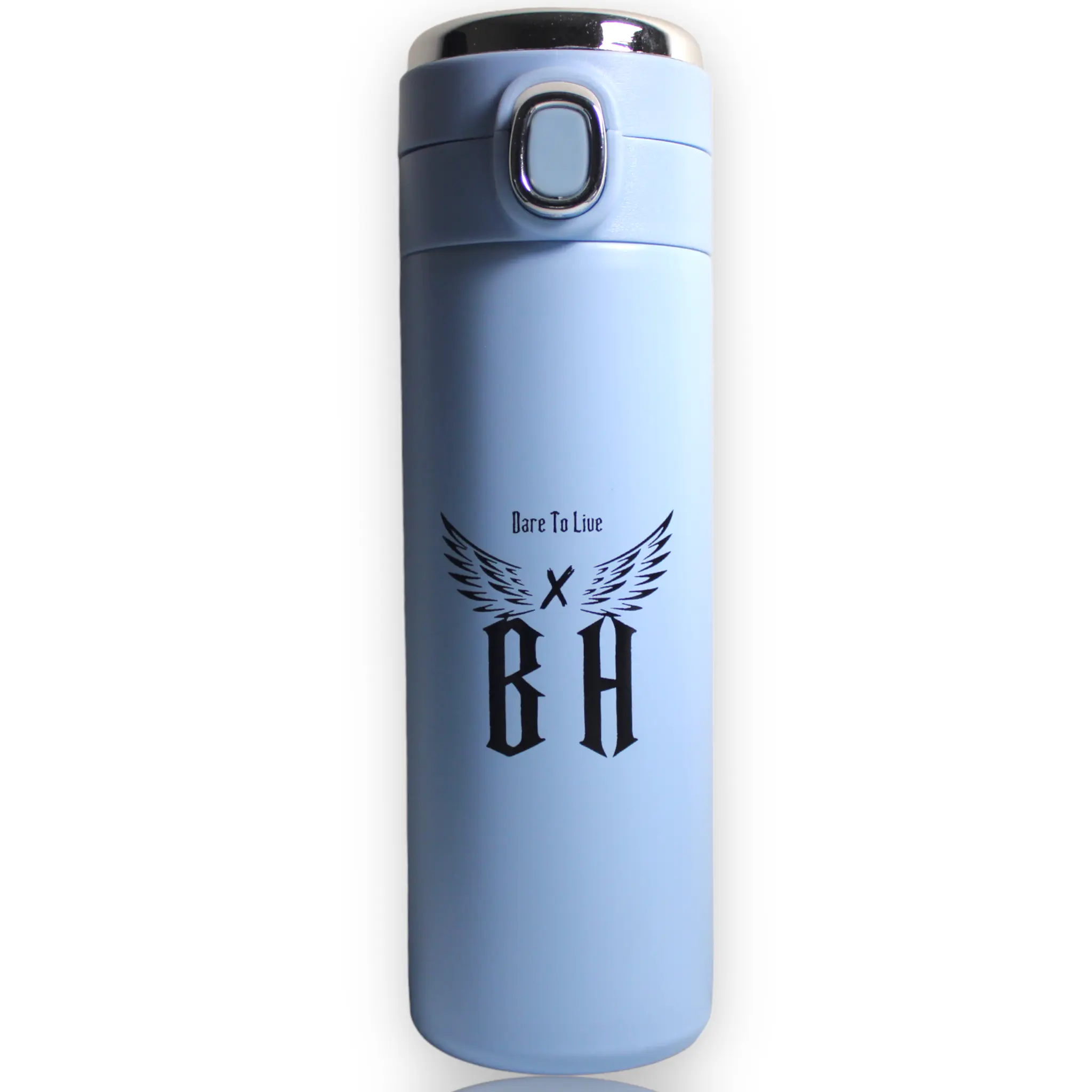 LED Temperature Display Smart Flask Water Bottle (BLU)