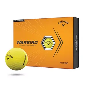 Callaway Golf Warbird Golf Balls, Two-Layer Ball, Practice Long-Distance, 12 Ball Pack