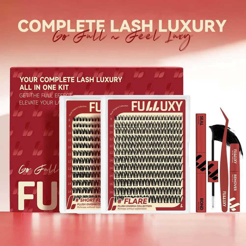 Flare & Short Size Flare & Brown Flare Collection DIY False Eyelashes for Bold Dramatic Look Unstoppable Bestseller You've Been Waiting For | Lashes with Ultra-Dense, Waterproof, Long-Lasting Lashes | Flora Flaunt Aurora Same Style | Beginner-Friendly