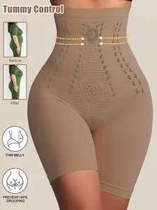 High Waist Tummy Control Butt Lifting Shapewear Shorts, Women's Belly Fat Reducing Underwear, Waist Trainer, Flat Tummy, Butt Lift, Supportive Shapewear, Womenswear