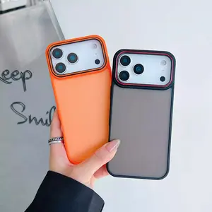 Fashion  Candy Color Bumper Phone Case for iPhone 17 16 15 14 13 12 11 Pro Max 16/15/14Plus 17Air  16E - Soft Shockproof Back Cover Anti slip and anti drop phone case