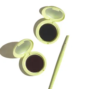 [Made by Mitchell] Cake Eye Liner | Water-Activated Graphic Eyeliner with Precision Brush – Dark Velvet & Choco Block, Makeup Eyeliner