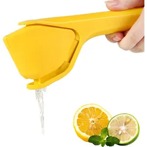 Lemon Squeezer, Effortless Manual Flat Lime Juicer Squeezer, Hand Citrus Press, Folds Design For Saving Space Storage, Easy to Make Juice From Lemon, Lime, Cirtus, Orange, Fruits