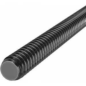 Medium-Strength Threaded Rod, Grade B7 Black-Oxide Steel, 3/4"-10 Thread Size, 7-1/4" Long (Qty 10 Each)