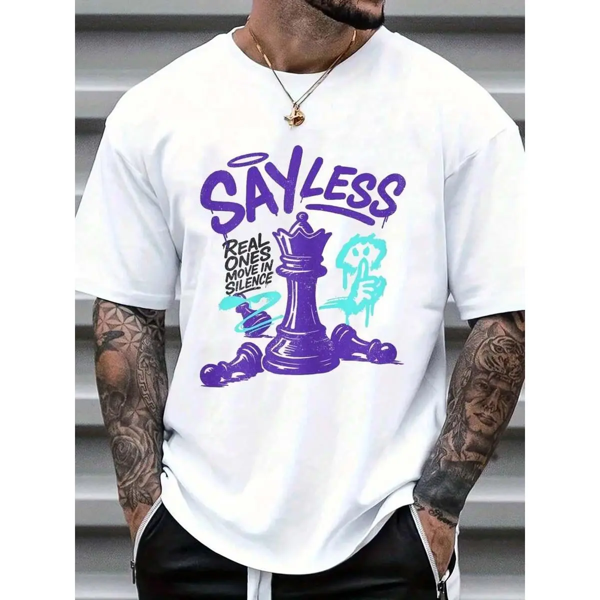 Men's Streetwear Graphic T-Shirt - Menswear Short-Sleeve Top, Retro Grape 5 Sneaker-Match Design, Casual Soft Cotton Round Neck Tee Breathable Cotton Tee Black