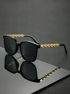 Unisex Square Leg Chain Design Sunglasses, Boho Style, All Seasons, Decorative Lens, Outdoor Activities, Summer Accessories, Party Fashion
