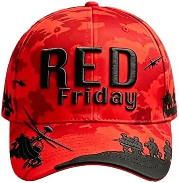 RED Friday Remember Everyone Deployed Baseball Cap for Men