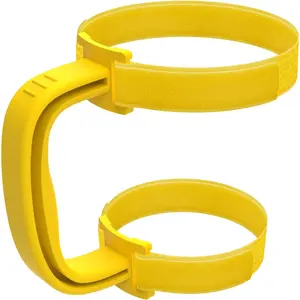 11 Colors  Upgrade Anti-Slip Adjustable Handle Fit for 20 Oz to 44 Oz of , RTIC, Ozark Trail, Simple-Moden, SIC, ,   Brand Travel Tumbler Cup Mug  (Yellow)