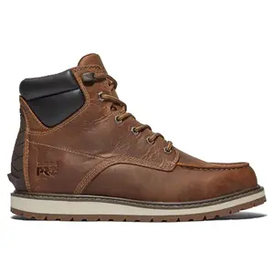 Timberland Pro Mens Irvine 6 Inch Electrical Hazard Soft Toe  Work/Duty - Brown