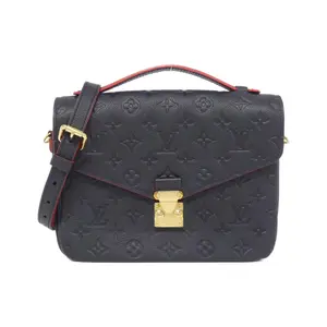 Pre-owned Louis Vuitton Calfskin Shoulder Bags Pochette Metis Monogram Empreinte Shoulder Bag