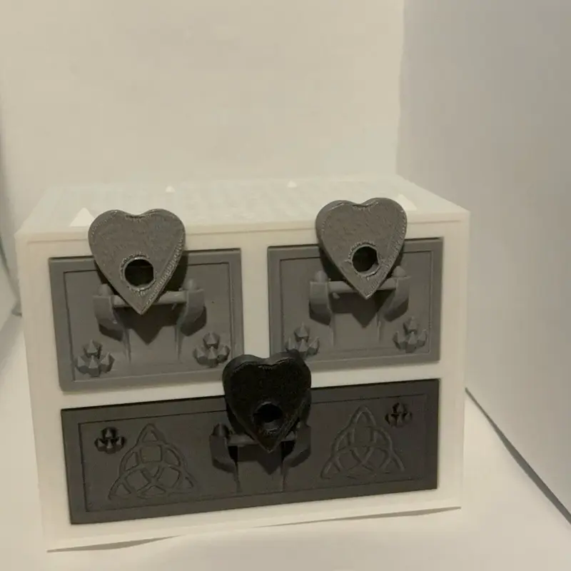 TiosOddities Spirit Parcel - Enchanting 3D Printed Storage for Crystals Ritual Tools & Alter Treasures Compact Versatile Design Eco Friendly PLA Material Personalized Options Available