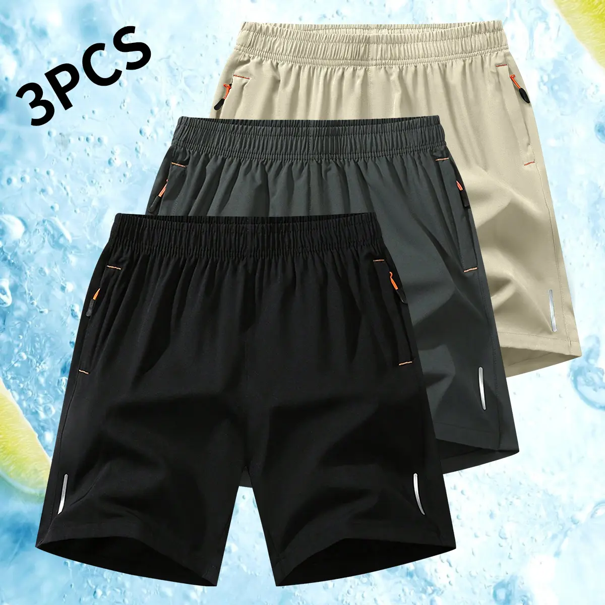 Black Dark Grey Khaki