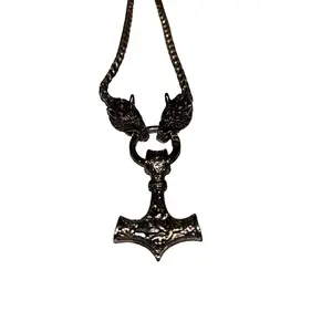 Mjolnir Necklace with Fenrir Chain