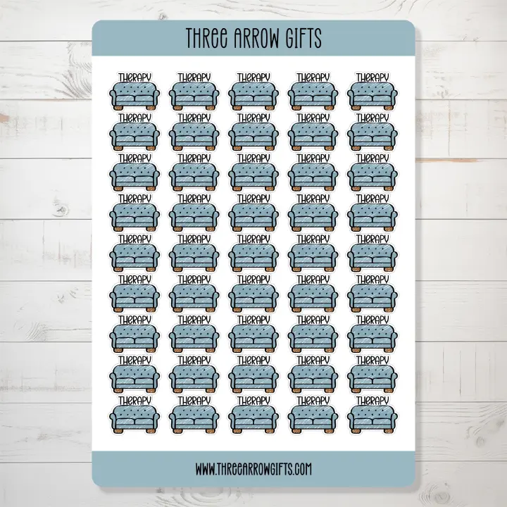 Three Arrow Gifts Therapy Appointment Reminder Planner Stickers