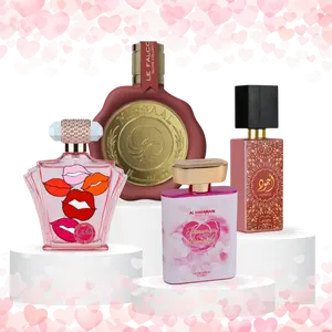 Oudlash Valentine's Day Multi-Pack Bundle - Ajwad Pink, Love Letter, Hamarain Romantic, Z19 Unisex Eau De Parfum (100 ML) with Guava Blend, Pink Grapefruit, Litchi for Daily Wear